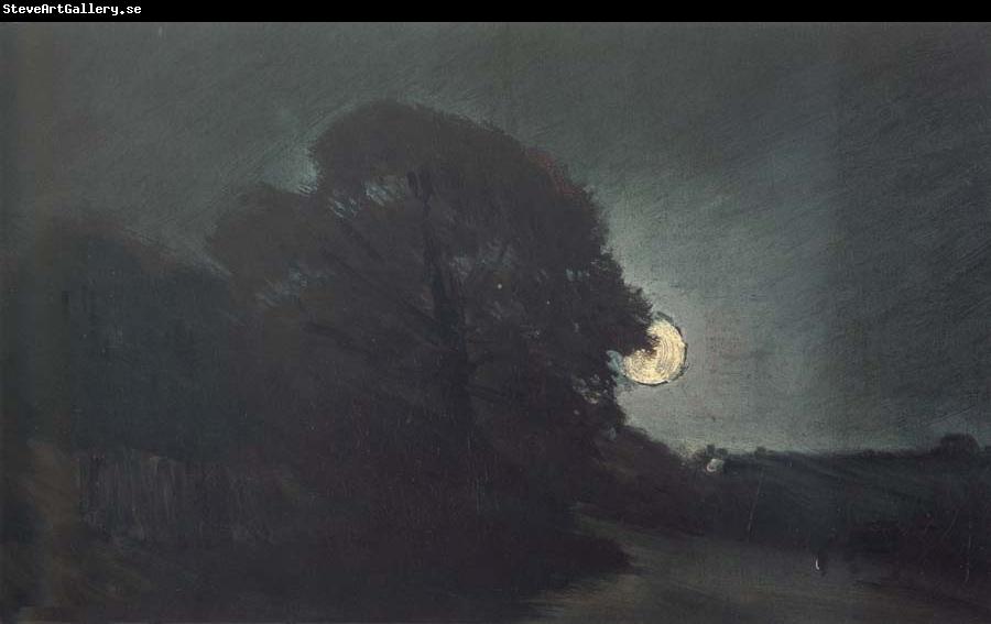 John Constable The edge of a Heath by moonlight